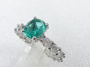 色石　指輪(16号)